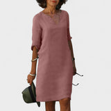 "Lana - Obleka z V-izrezom" could be rewritten as "Lana - V-Neck Dress".