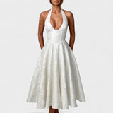 Julieta – Midi obleka s halter izrezom" could be rewritten as "Julieta – Midi obleka s halter vratnim izrezom.