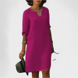 "Lana - Obleka z V-izrezom" could be rewritten as "Lana - V-Neck Dress".
