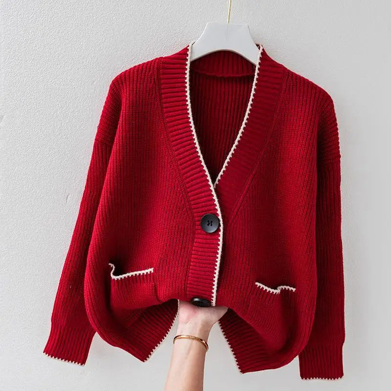 Chic – Oversized pleten telovnik